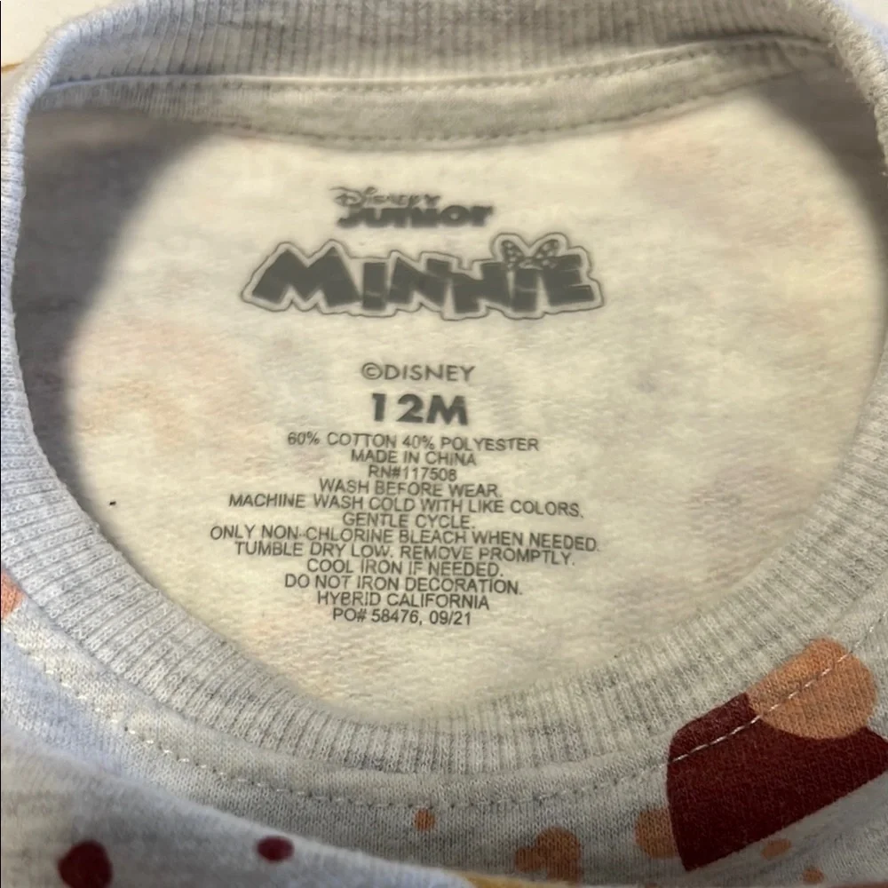 Disney Junior Minnie Whimsical Sweatshirt 12 Months